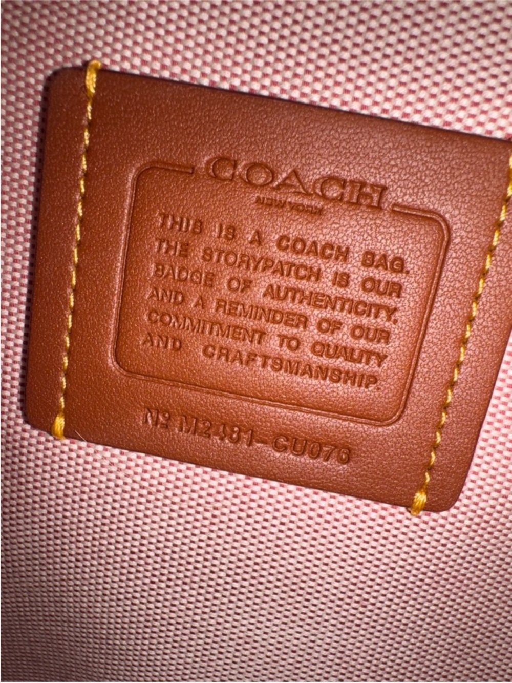 Coach  Tabby Quilted Leather Backpack in Magenta with Silver Hardware - Picture 10 of 13